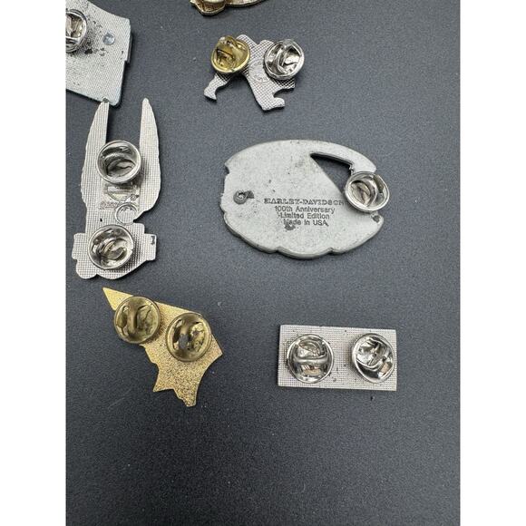 Lot Of 12 Vintage Harley Davidson & Biker Bike Week Pins Enamel See Photos - Picture 13 of 15